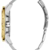 Multi-Tone and Rhinestone Multifunction Watch