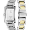 Multi-Tone Crystal Square Analog Watch