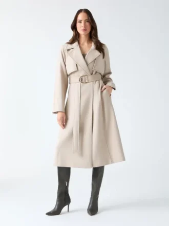 Natalie Longline Trench Coat