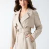 Natalie Longline Trench Coat