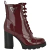 Neadyn Lace-Up Heeled Moto Booties