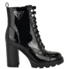 Neadyn Lace-Up Heeled Moto Booties