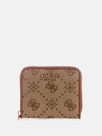 Neda Jacquard Logo Small Wallet