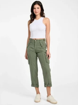 Nessi Linen Cargo Pants