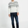 Nordic Wool-Blend Logo Sweater