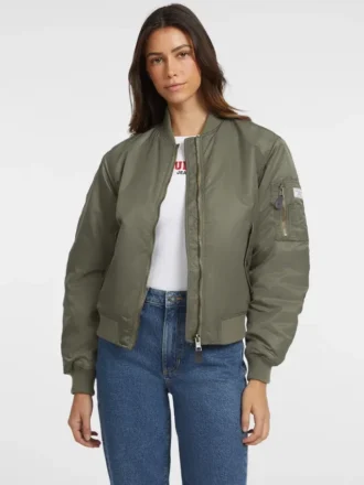 Nylon Bomber Jacket