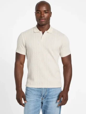 Olin Textured Knit Polo