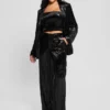 Omega Oversized Velvet Blazer
