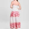 One Size Savina Linen Maxi Dress