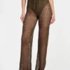 Open-Knit Crochet Pant