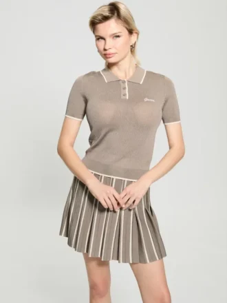 Open-Knit Signature Polo