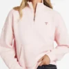 Oversized Mini Triangle Half-Zip Sweatshirt