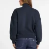 Oversized Mini Triangle Half-Zip Sweatshirt