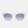 Oversized Round Plastic Sunglasses