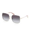 Oversized Square Metal Sunglasses