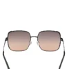 Oversized Square Metal Sunglasses