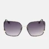 Oversized Square Zigzag Sunglasses