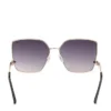 Oversized Square Zigzag Sunglasses