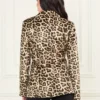 Pamela Printed Velvet Blazer