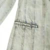 Panel Denim Coat