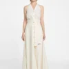 Pat Belted Maxi Skirt