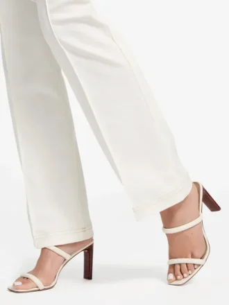 Pearl Leather Double Strap Sandal