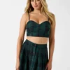 Pia Plaid Top