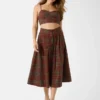 Pia Plaid Top