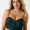 Pia Plaid Top