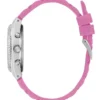 Pink and Silver-Tone Multifunction Watch