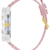 Pink and White Multifunction Silicon Watch