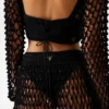 Pom Crochet Crop Top