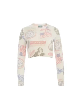 Printed Cashmere Sweater