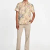 Printed Embroidered Shirt