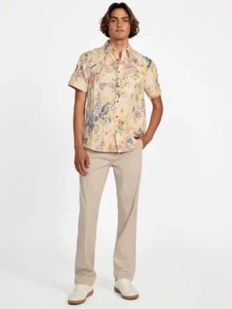 Printed Embroidered Shirt