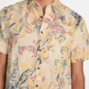 Printed Embroidered Shirt