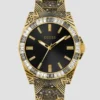 Printed Gold-Tone Analog Watch