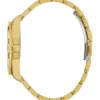 Printed Gold-Tone Analog Watch