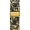 Printed Gold-Tone Analog Watch