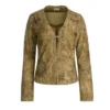 Printed Suede Top