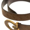Quattro G Leather Belt