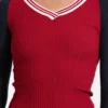 Raglan V-Neck Sweater Top