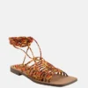 Rayana Strappy Lace-Up Sandals