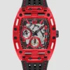Red Chronograph Watch