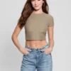 Rene Second Skin Crop Tee