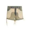 Reverse Denim Short