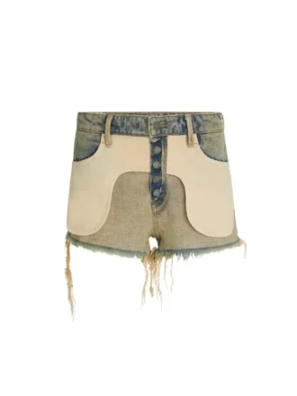 Reverse Denim Short