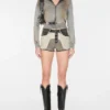 Reverse Denim Short