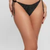 Rhinestone String Bikini Bottoms