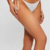 Rhinestone String Bikini Bottoms